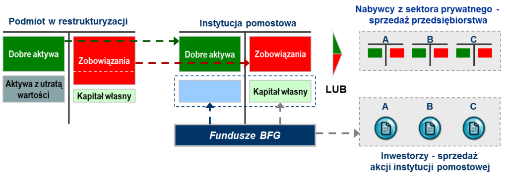 schemat instytucji pomostowej